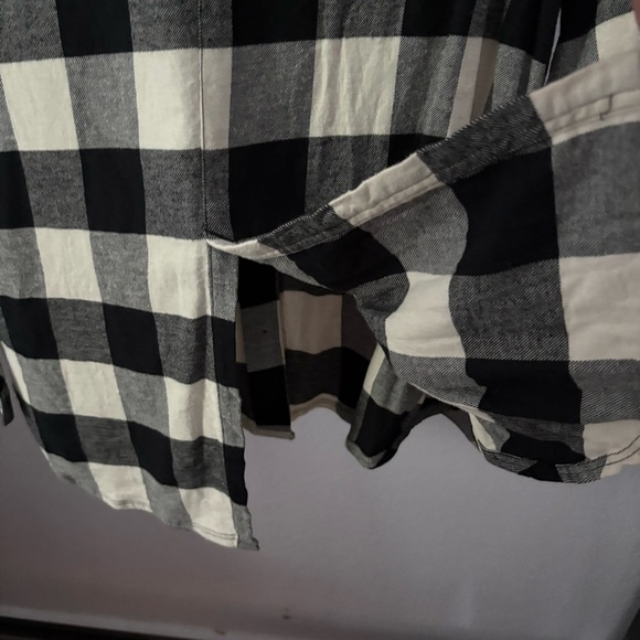 COLUMBIA sz XLBuffalo Plaid White Flannel Button Down Long Sleeve Shirt - Picture 7 of 9